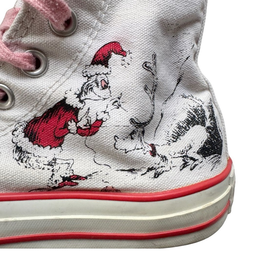 Converse X Dr. Seuss How The Grinch Stole Christmas Sneakers - Picture 4 of 14